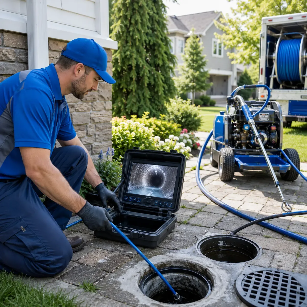 Outdoor drain cleaning professionals serving Nabb, IN